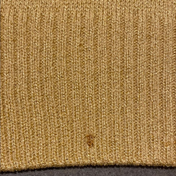 St. John Gold Crew Neck New Years Eve Sweater - Picture 5 of 6